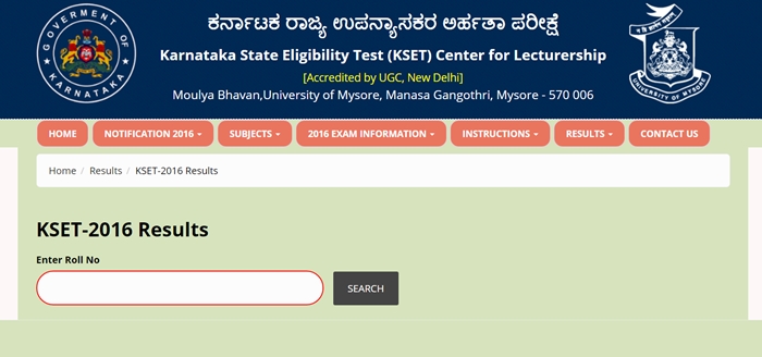 KSET result announced