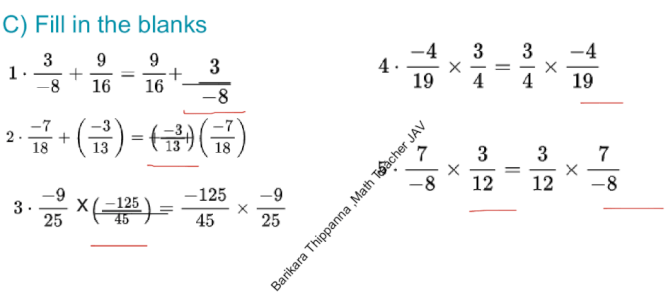 Maths Class 8 Chapter 1 | NCERT Rational Numbers Solutions Pdf Download