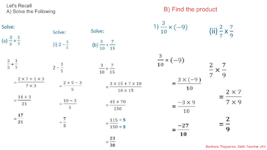 Maths Class 8 Chapter 1 | NCERT Rational Numbers Solutions Pdf Download