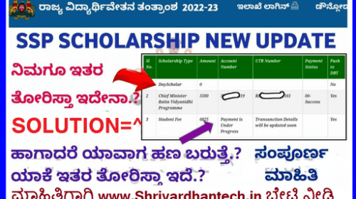 Vidyasiri Scholarship 2022 23 Apply Online Eligibility Last Date