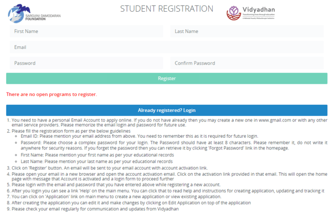vidyadhan scholarship 2022 and 2023 apply online | Vidyadhan Scholarship 2023 Apply Online Application Form