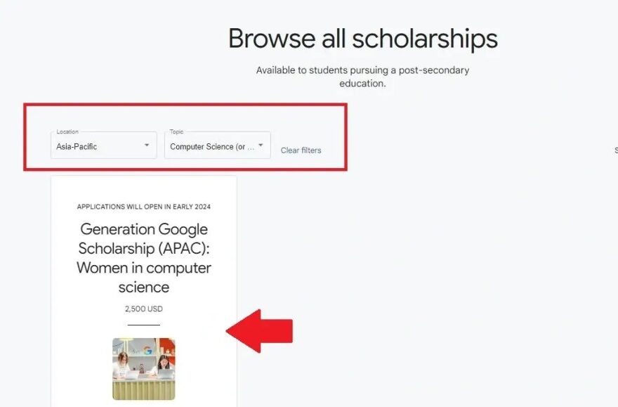 Google Scholarship Apply Online