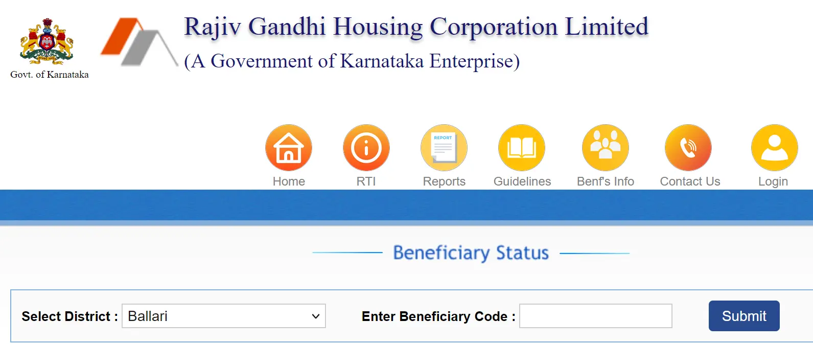 RGRHCL Beneficiary Status Check 2025 – Check Now at ashraya.karnataka.gov.in How to Check Your Beneficiary Status Online